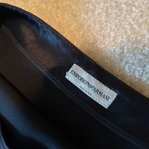 Emporio Armani Black Silk Skirt - Picture 2 of 2